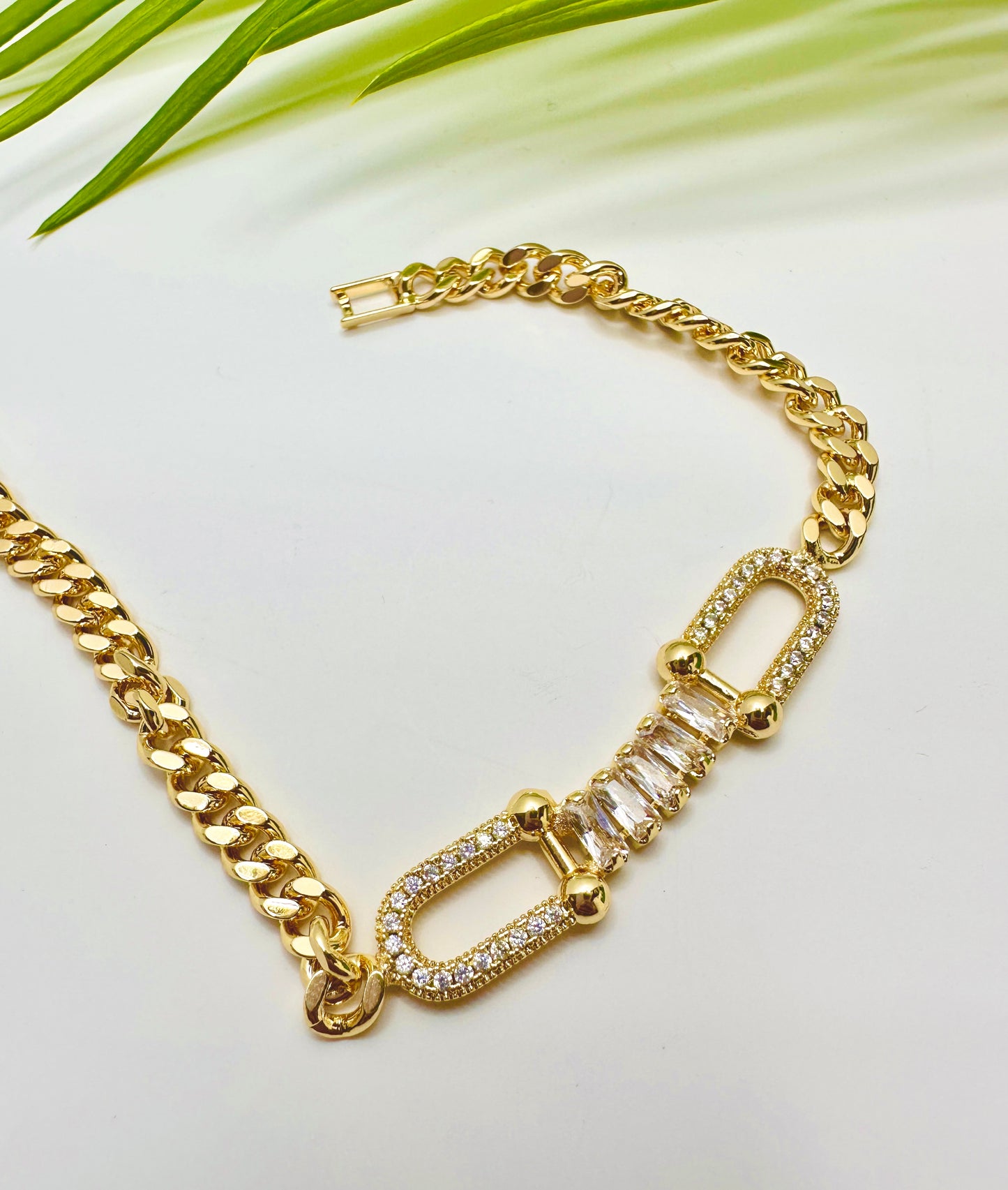 Gold Cuban Link Bracelet