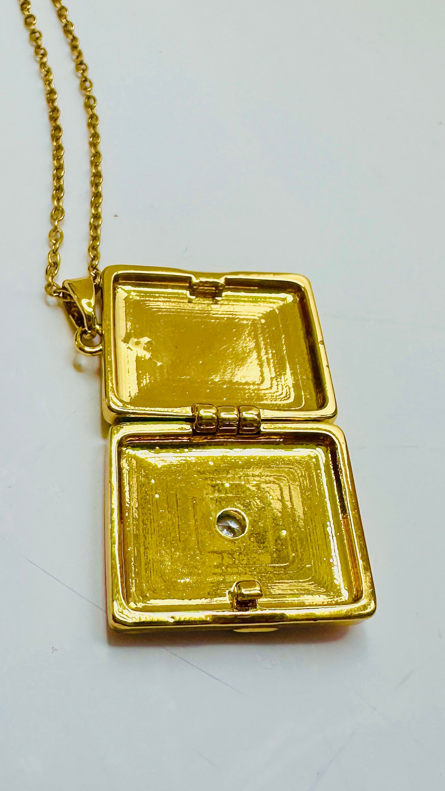 Pink Locket Necklace
