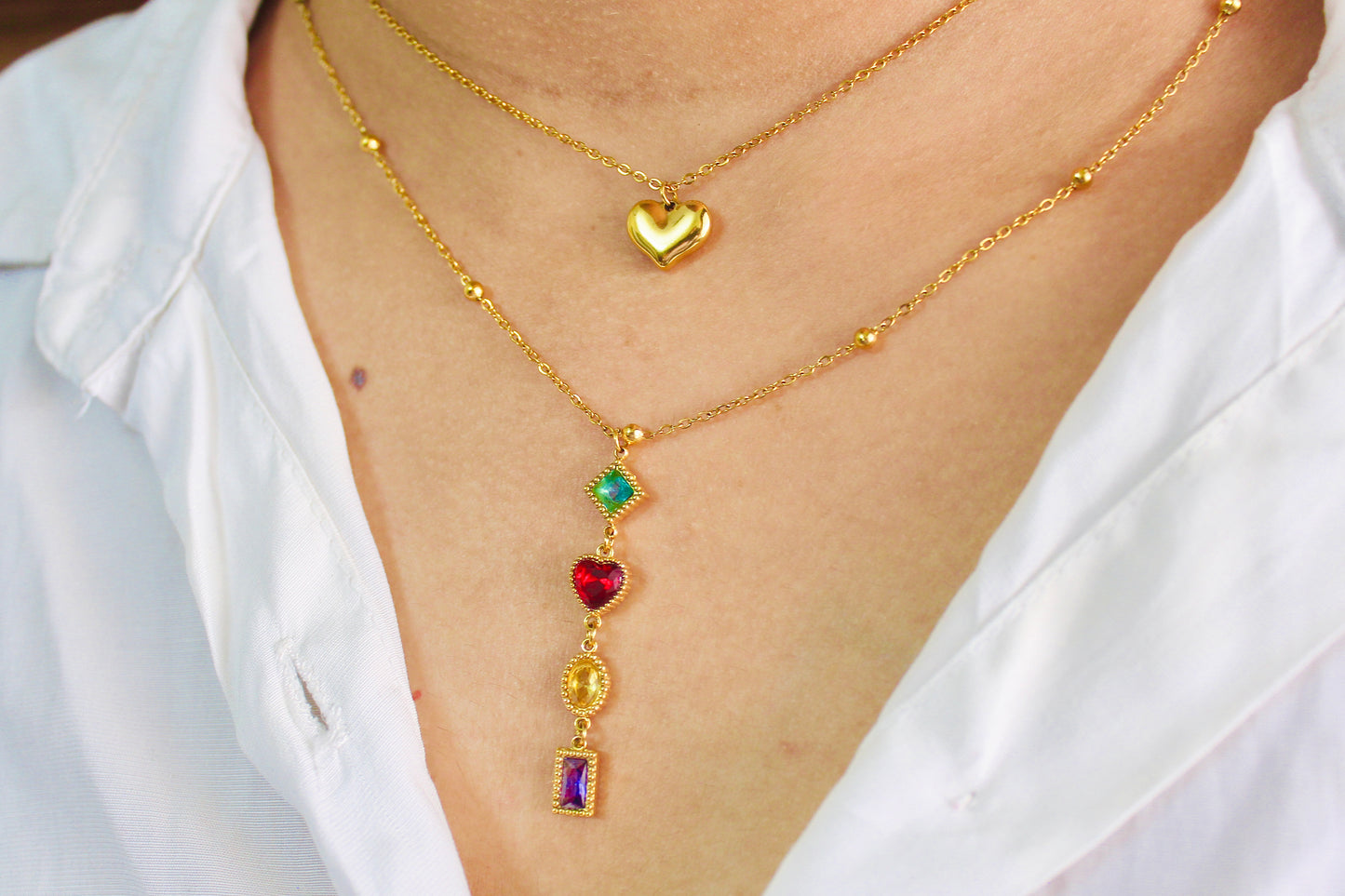 Eternal Love Gem Necklace