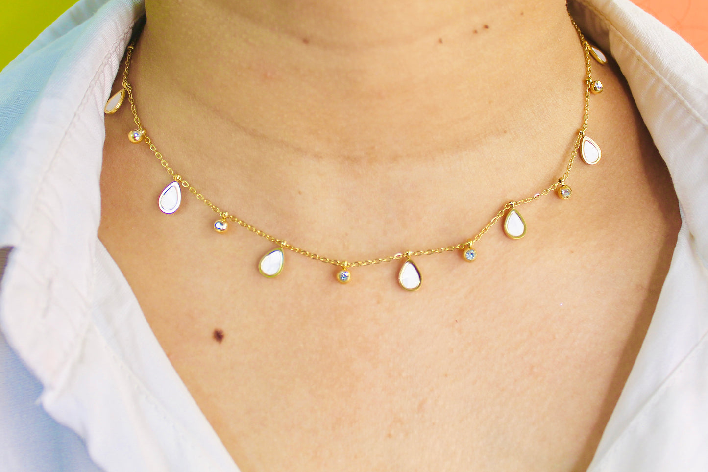 Crystal Charm Necklace