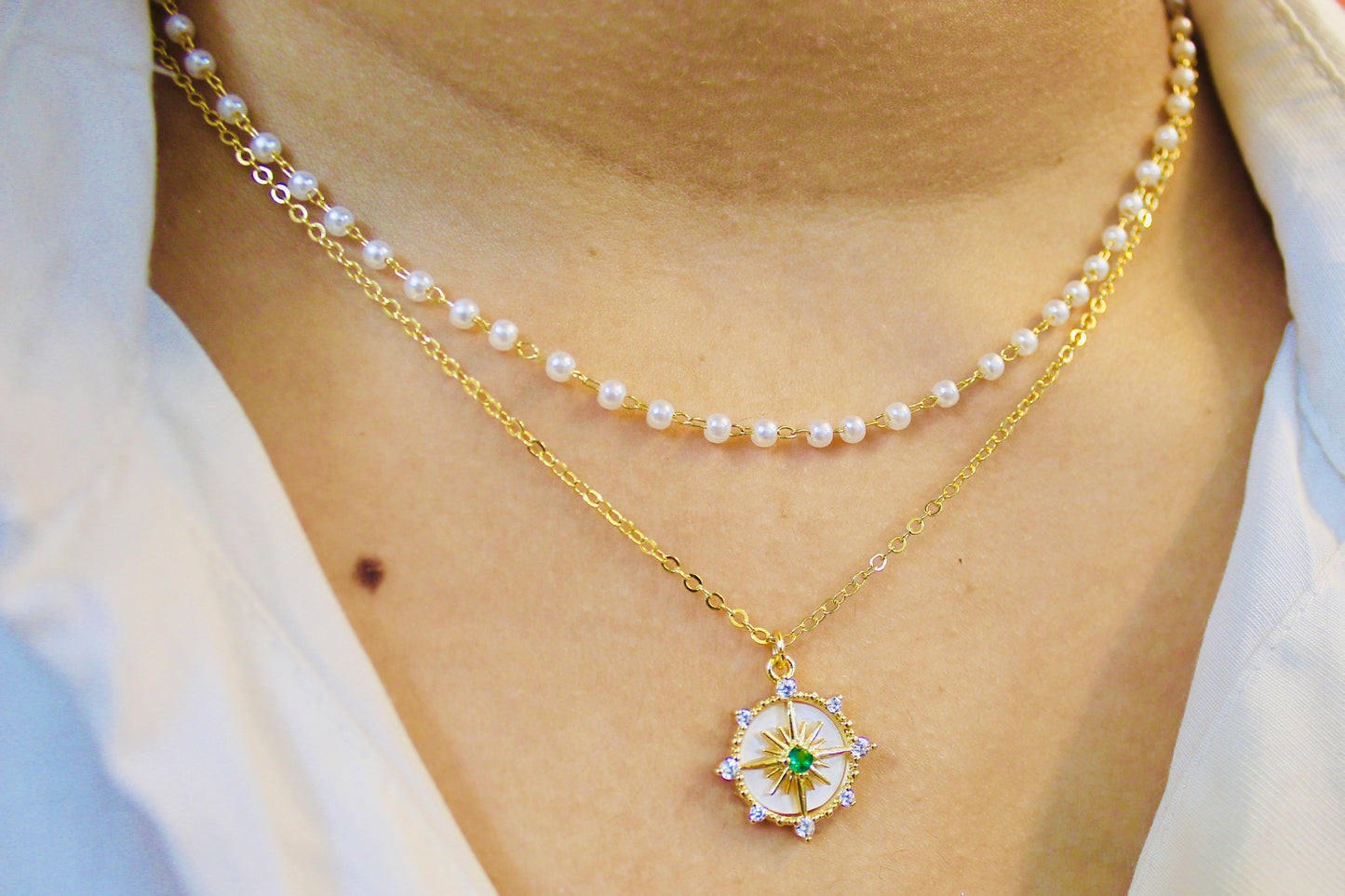 Pearl and Compass Duo Set
