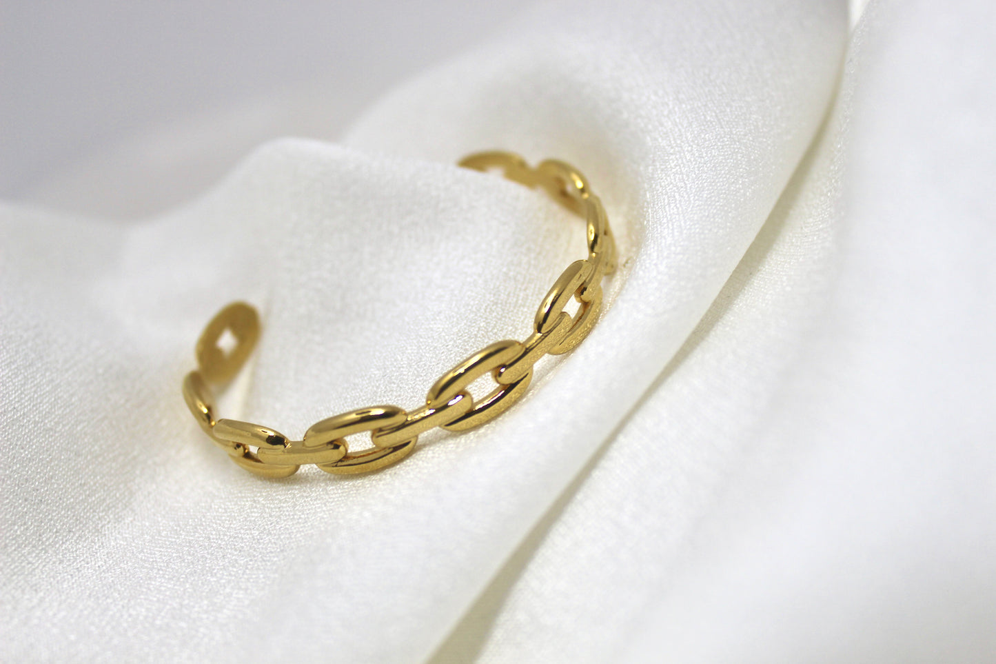 Golden Link Chain Baby Size Bracelet