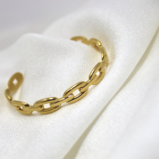 Golden Link Chain Baby Size Bracelet