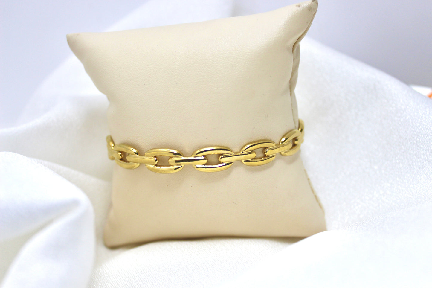 Golden Link Chain Baby Size Bracelet