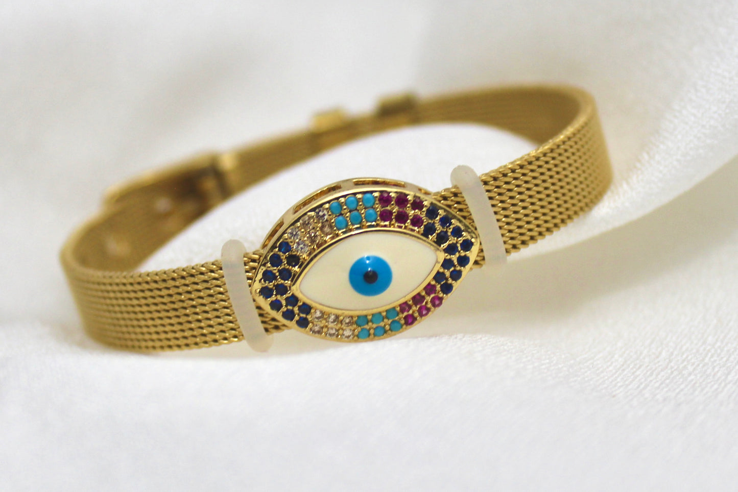 Evil Eye watch bracelet