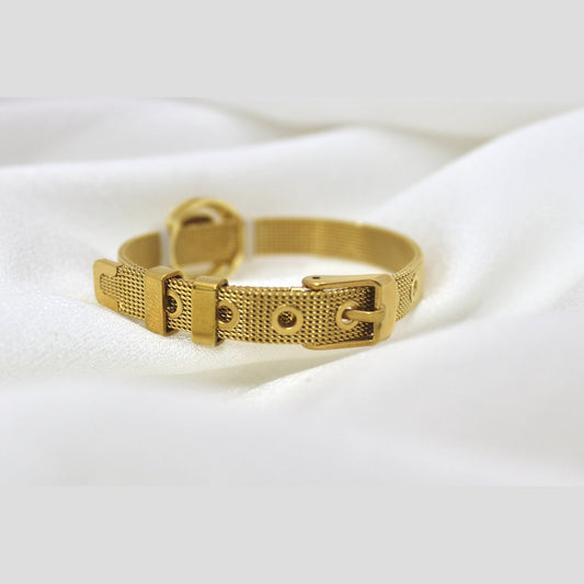 Panther Watch-Pattern Bracelet