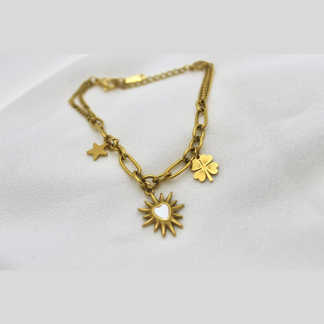 Lucky Charms Gold Bracelet