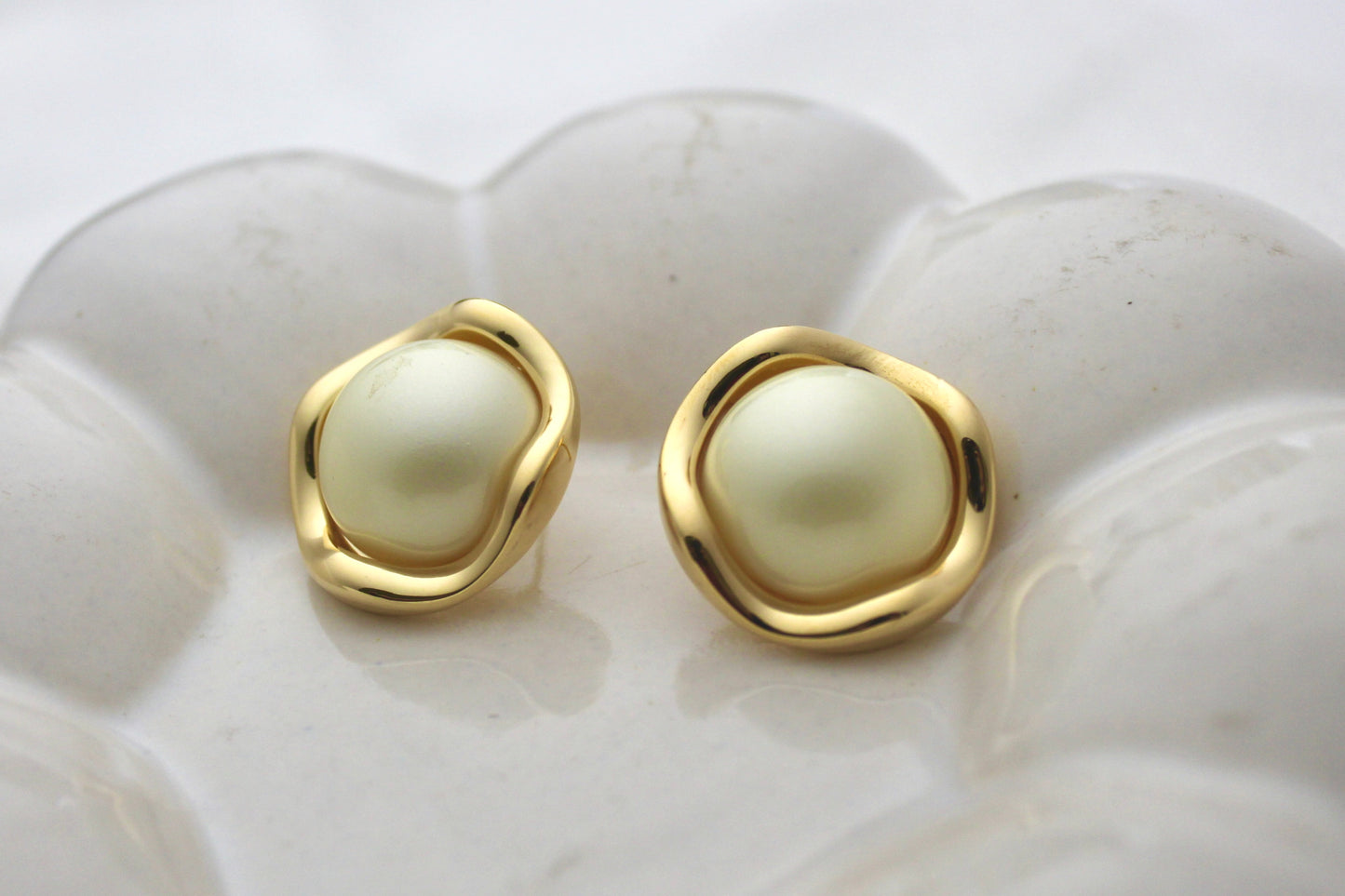 Playful Pearl Stud Earrings