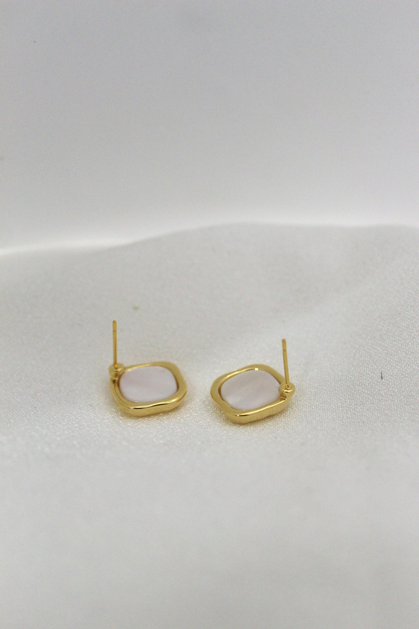 Mother of Pearl Square Studs