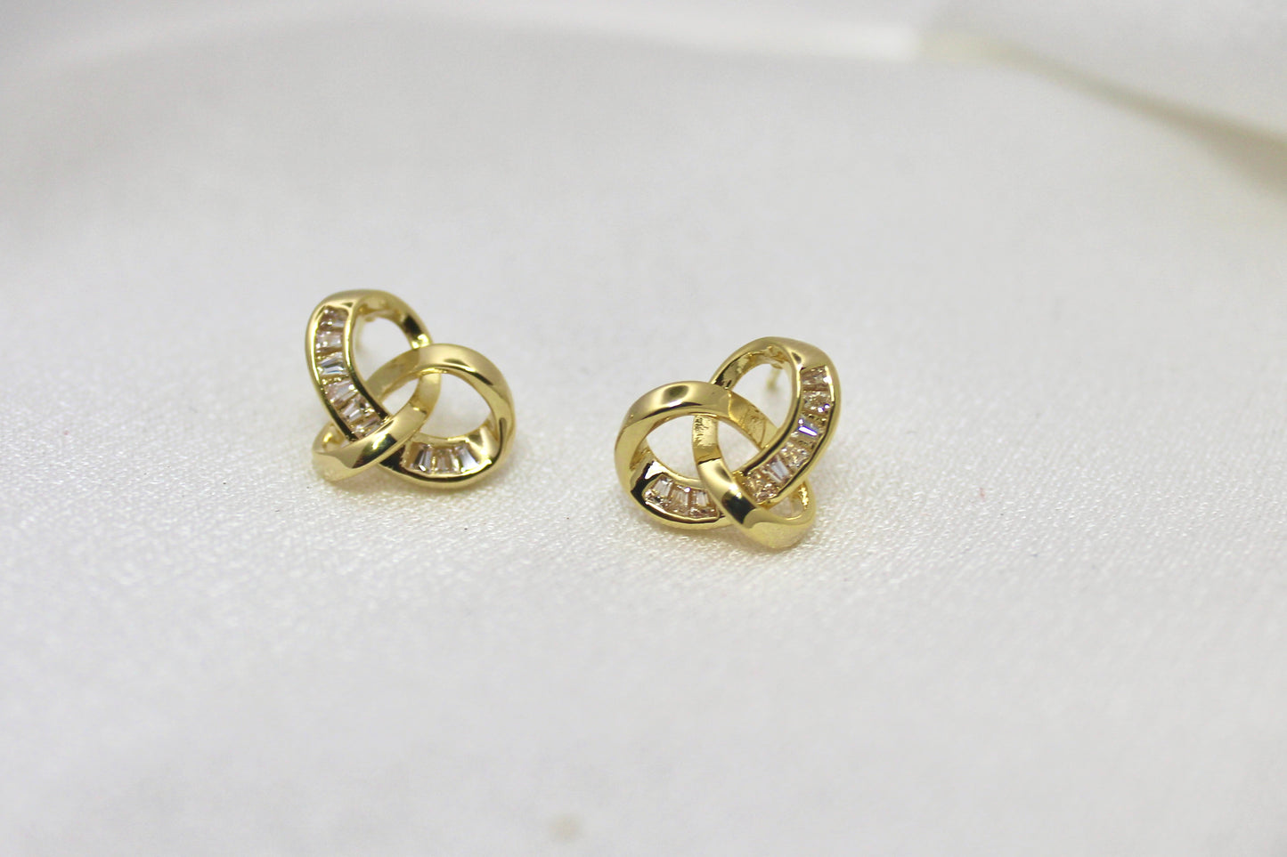 Crystal Knot Studs