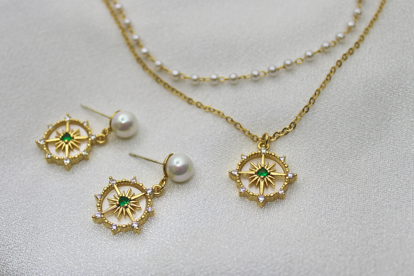 Pearl and Compass Duo Set