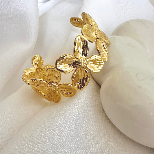 Svarna Flora Cuff