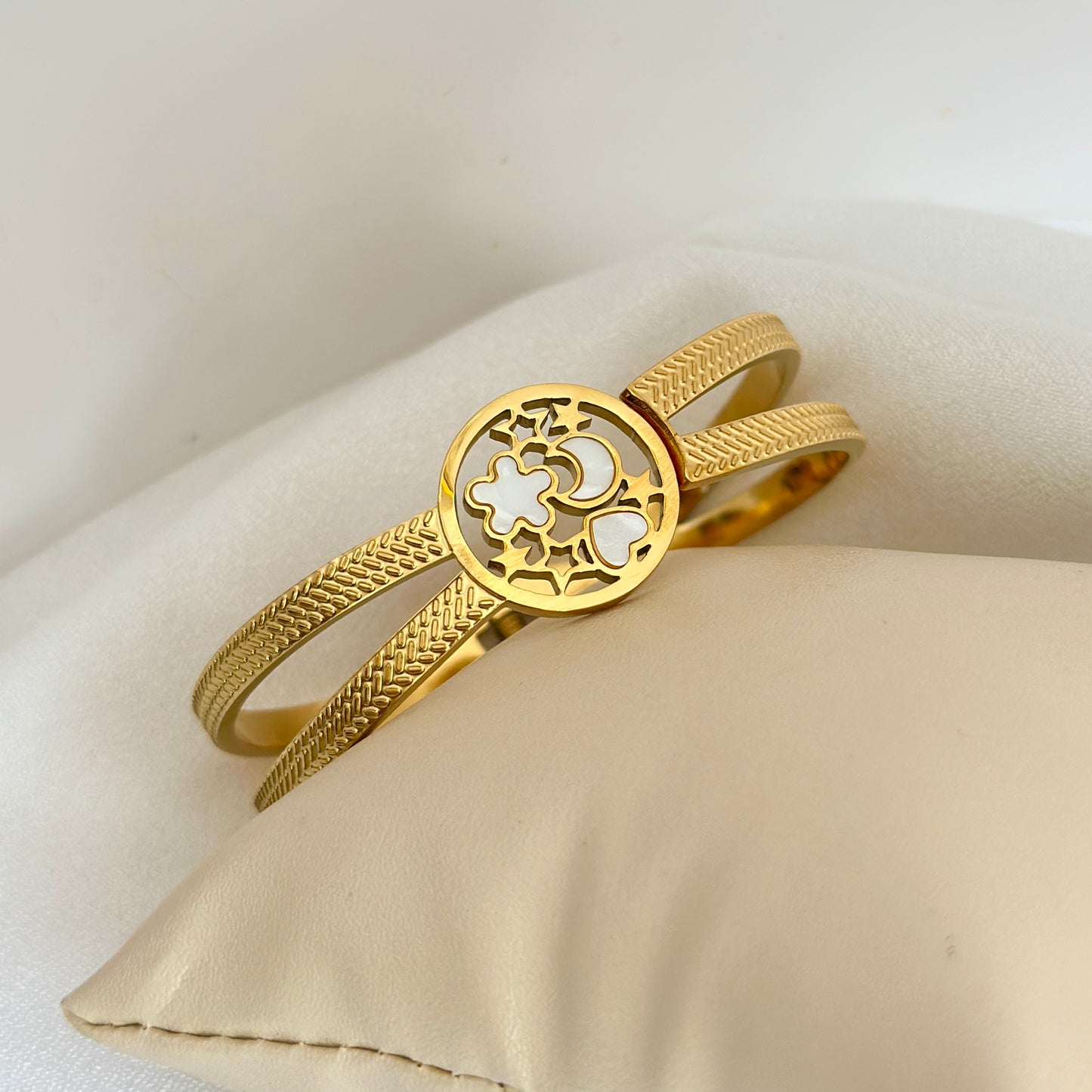 Layered Floral Bracelet