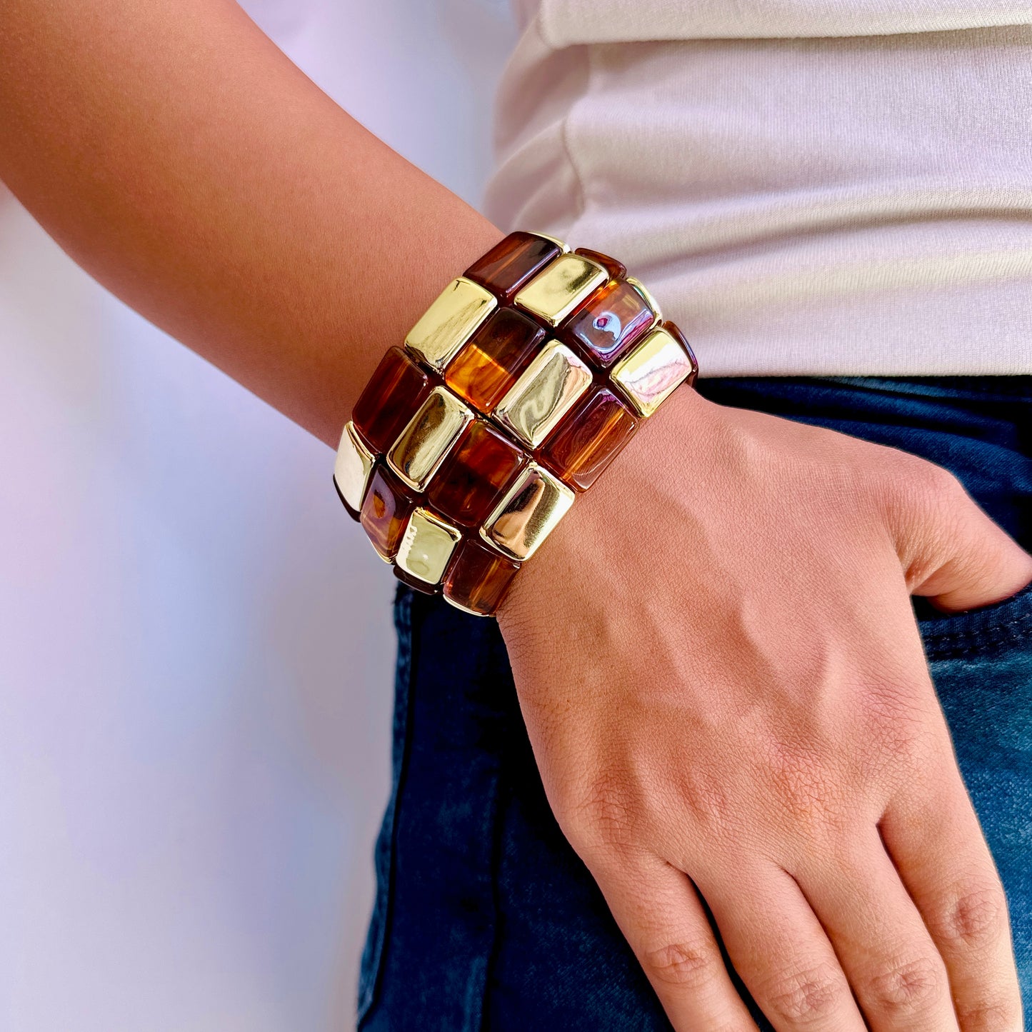 Amber Glow Bracelet