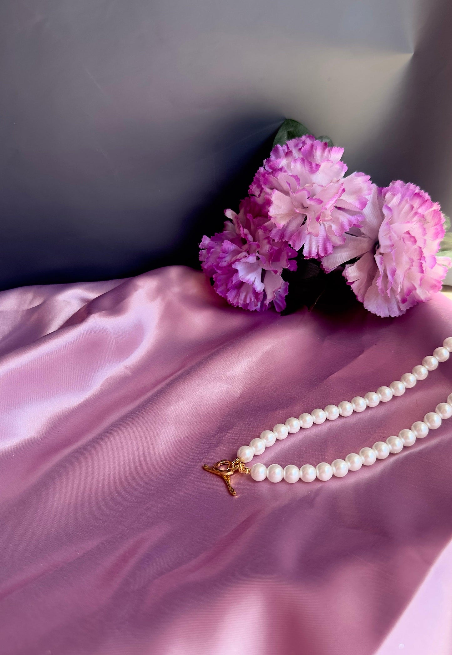 Blush Pearl Bloom Necklace