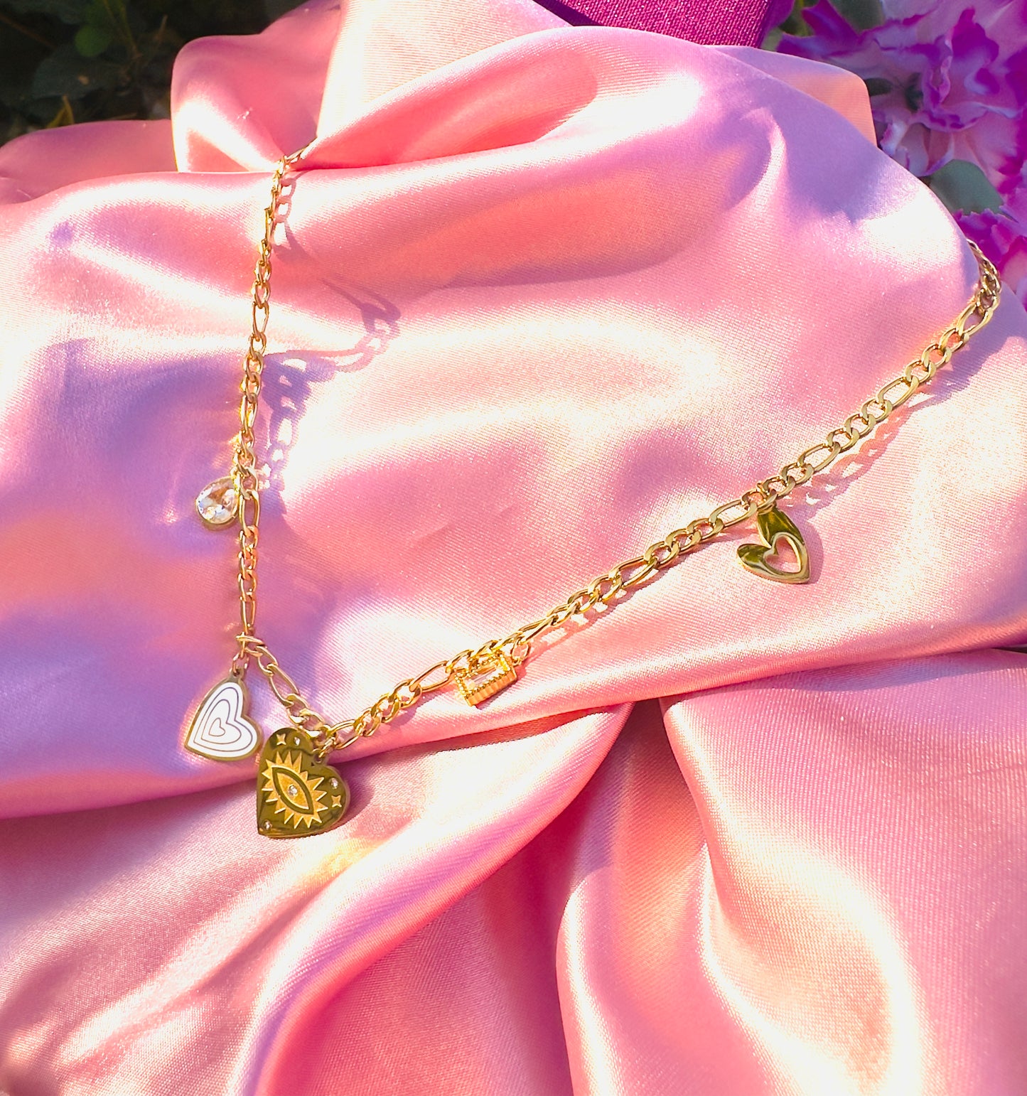 Golden Vision Charm Necklace