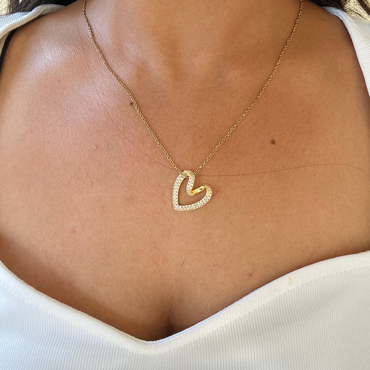 Crystal Heart Necklace