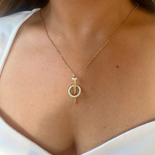 Spike Pendant Necklace
