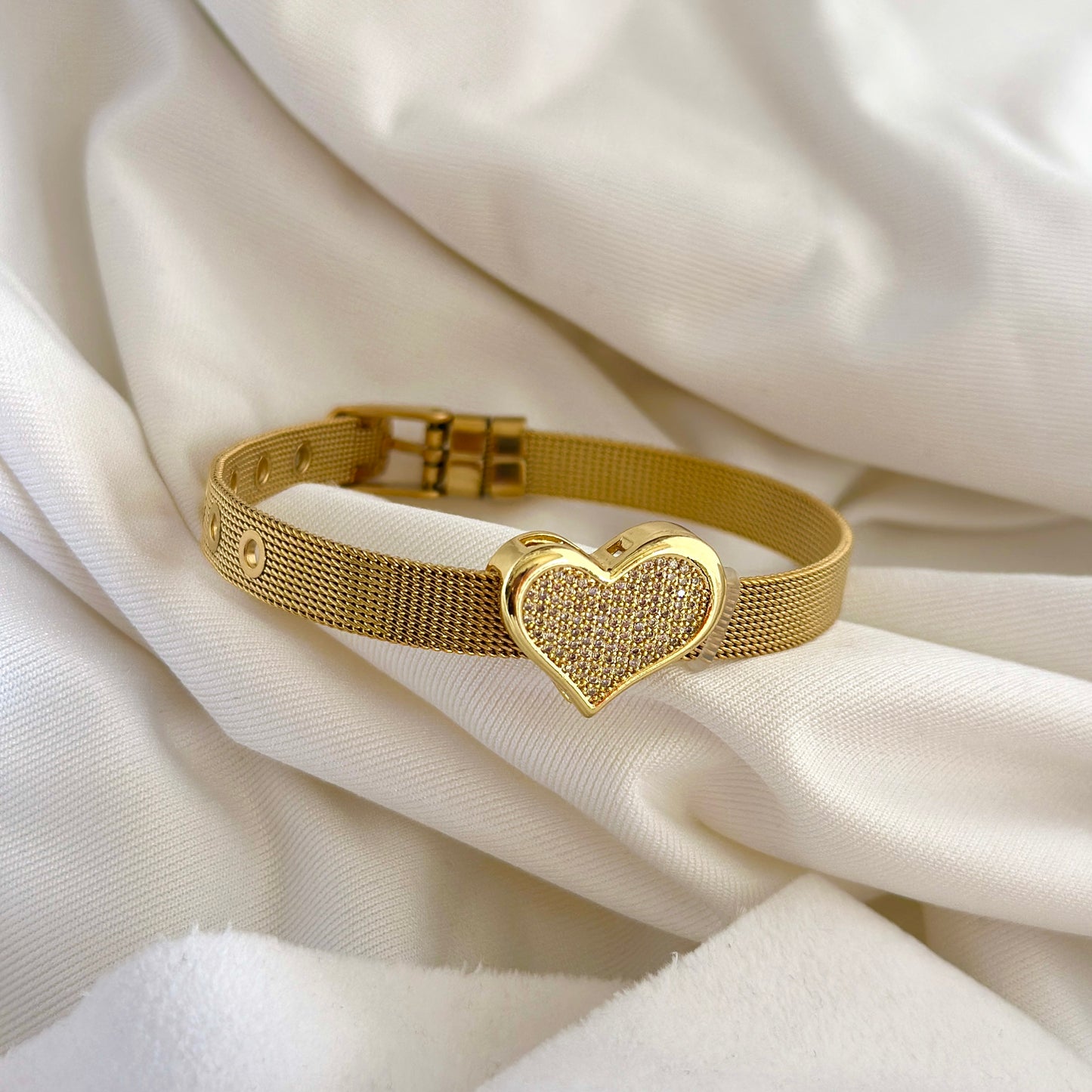Heart Mesh Bracelet