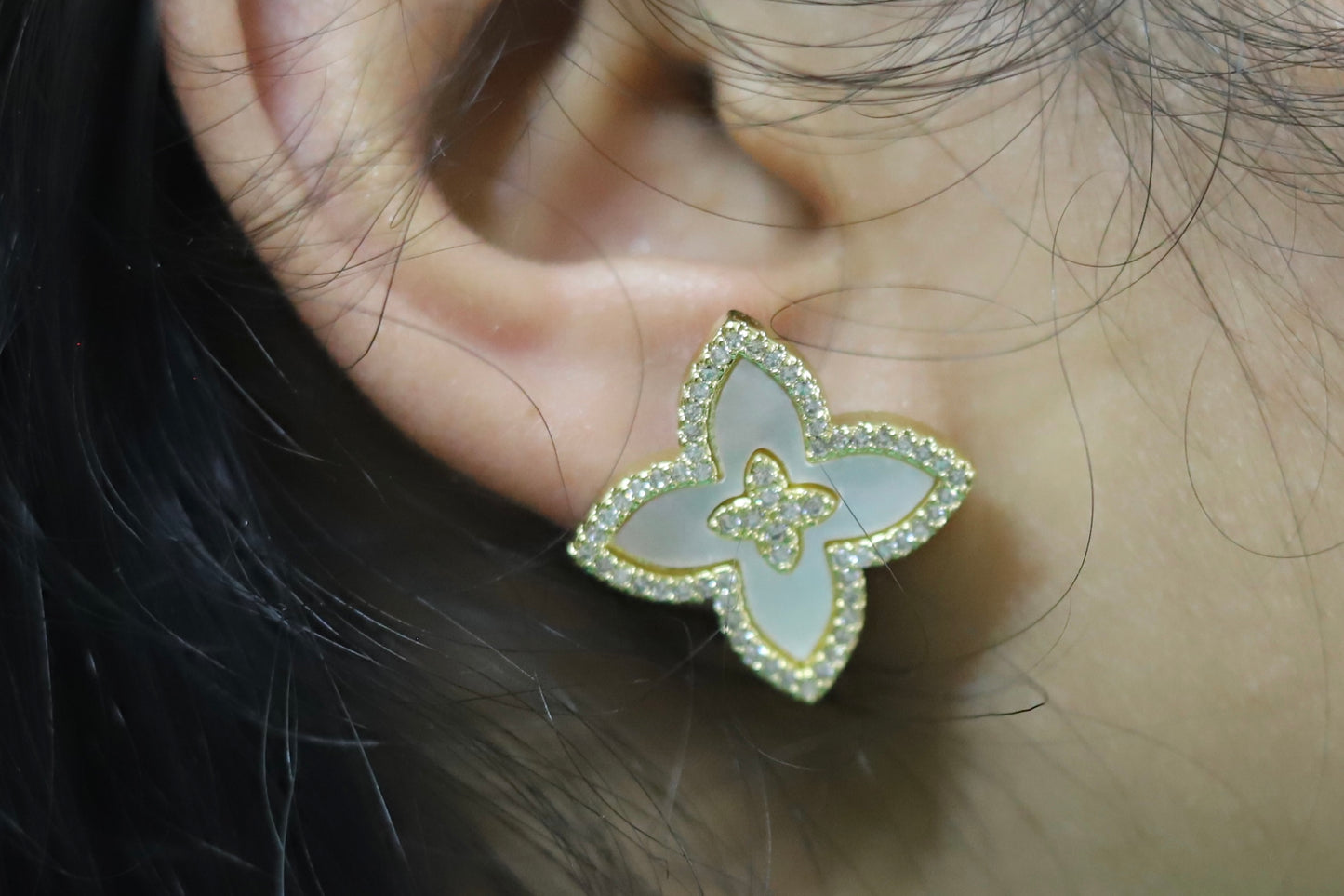 Shine Petal Studs