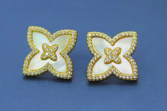 Shine Petal Studs