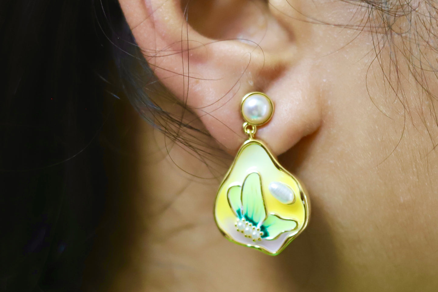 Bloom Butterfly Earrings