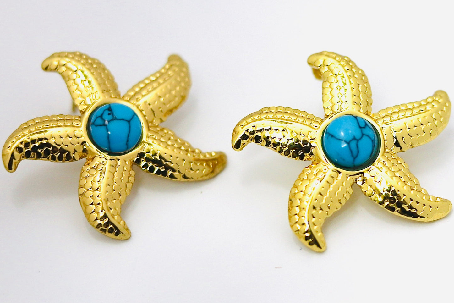 Starfish Turquoise Studs