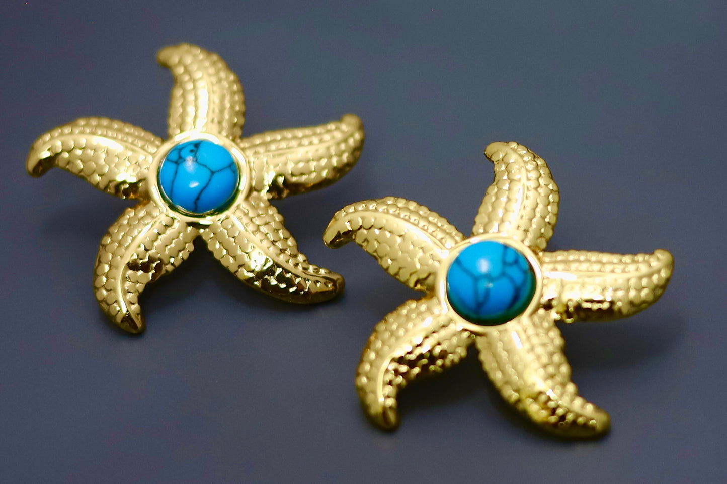 Starfish Turquoise Studs