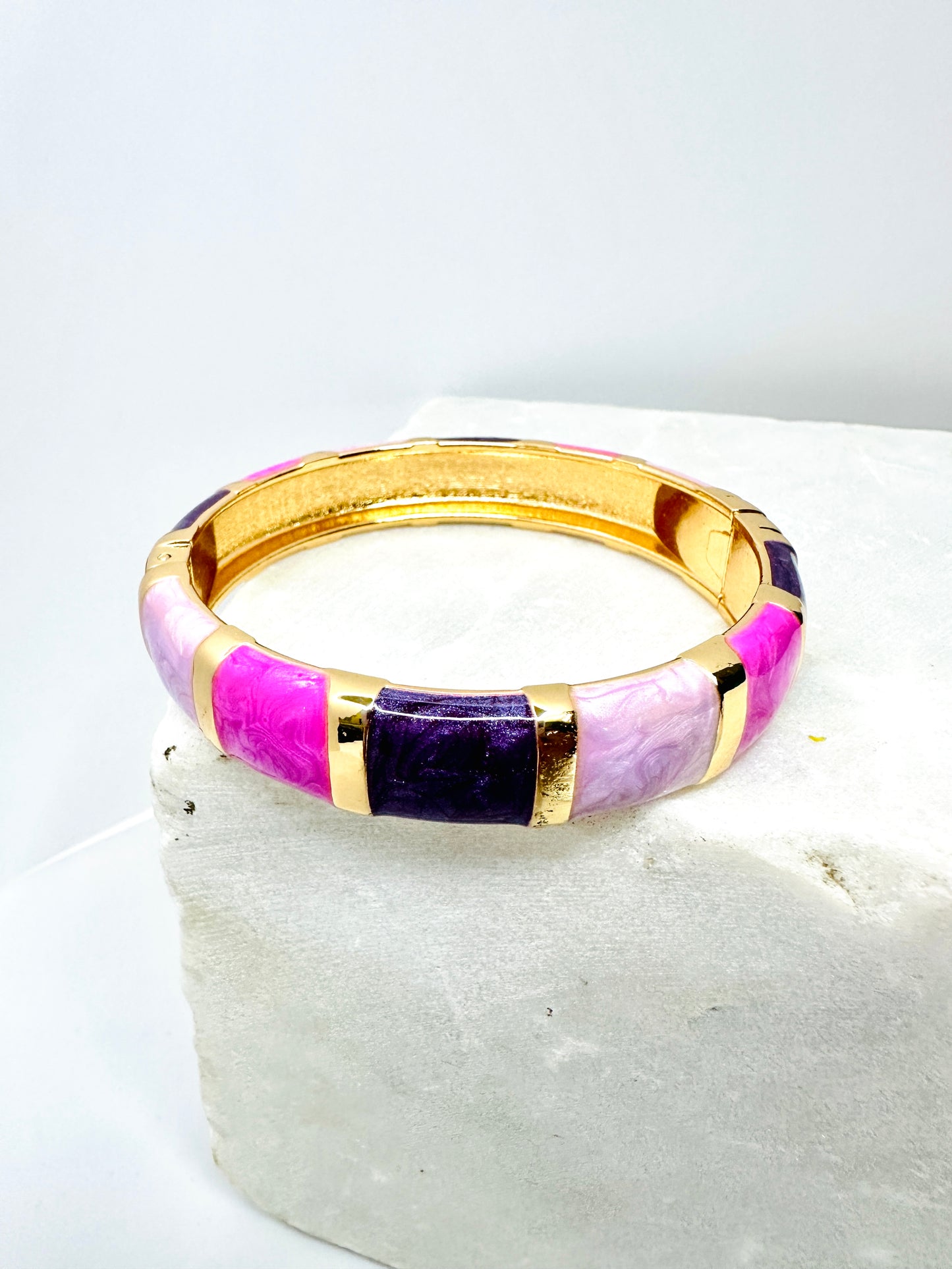 Dual-Tone Enamel Bangle