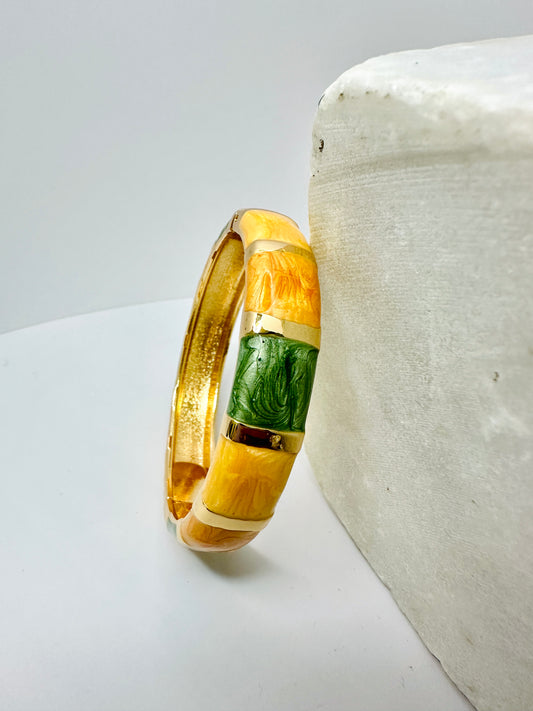 Dual-Tone Enamel Bangle