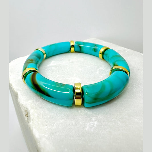 Turquoise Resin Bracelet