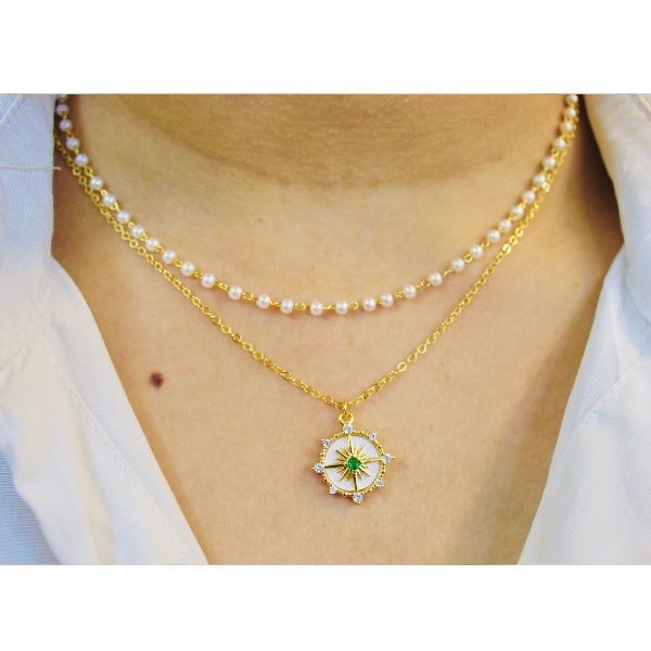 Pearl and Compass Duo Set