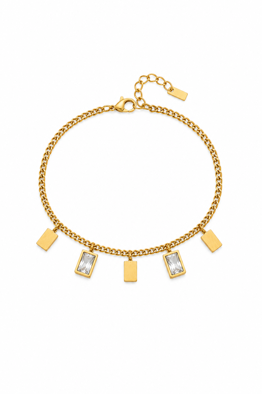 Geometric Charm Bracelet