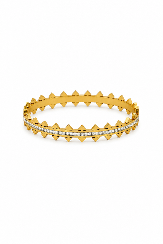 Pyramid Crystal Bracelet