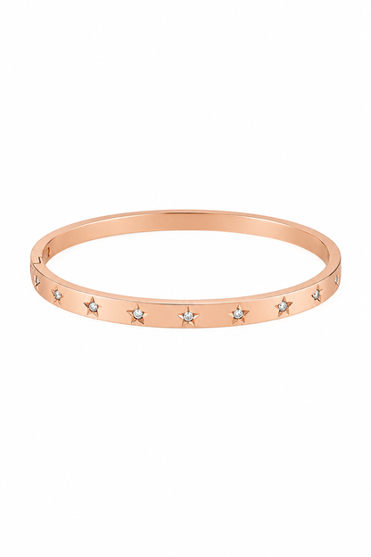 (Rose Gold) Star CZ Bracelet