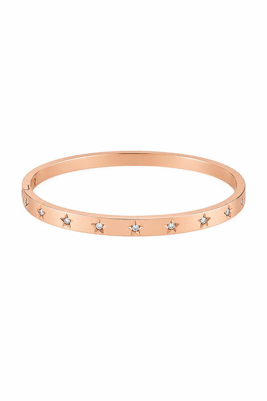 (Rose Gold) Star CZ Bracelet