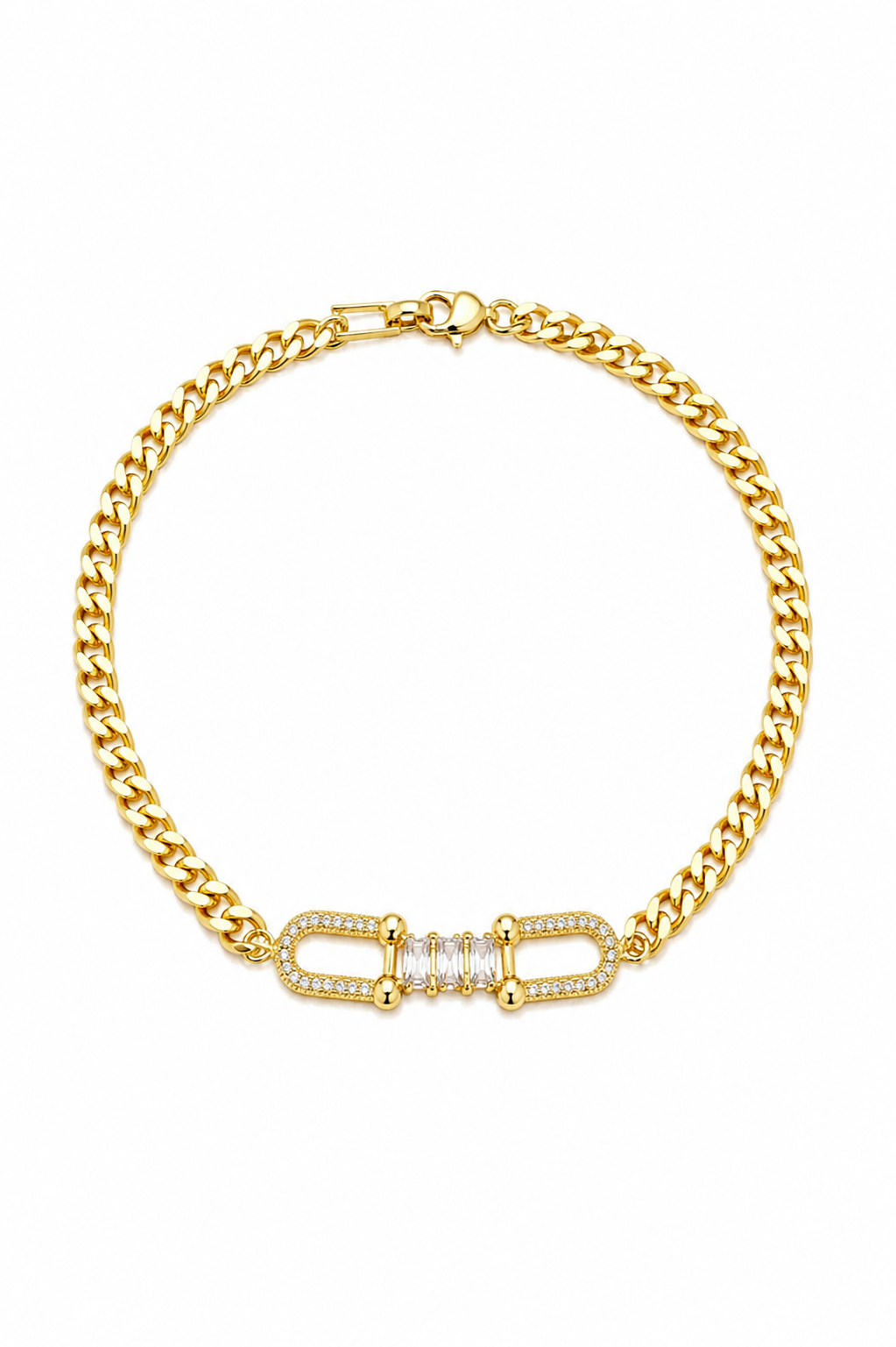Gold Cuban Link Bracelet