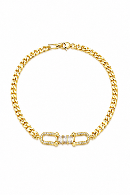 Gold Cuban Link Bracelet