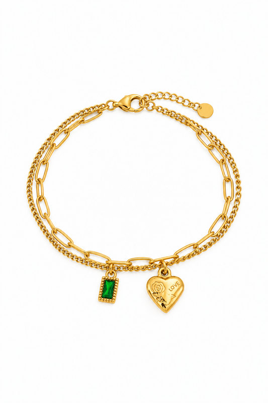 Layered Love Bracelet