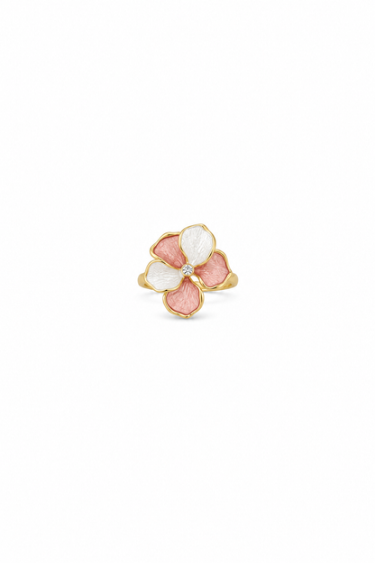 Blossom Enamel Floral Ring