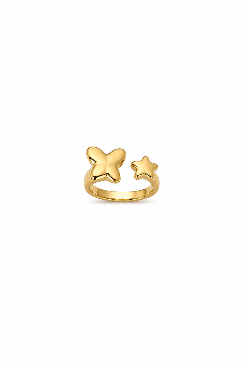 Dual Star Gold Ring