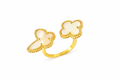 Celeste Pearl Duo Ring