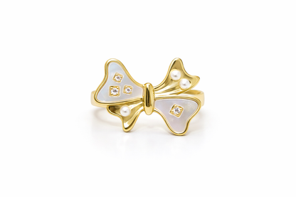 Pearl Bow Ring