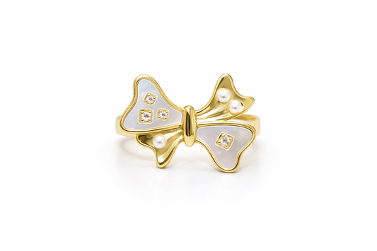 Pearl Bow Ring
