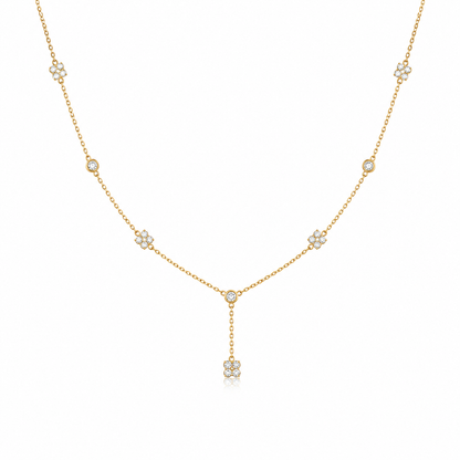 Floral Drop Necklace