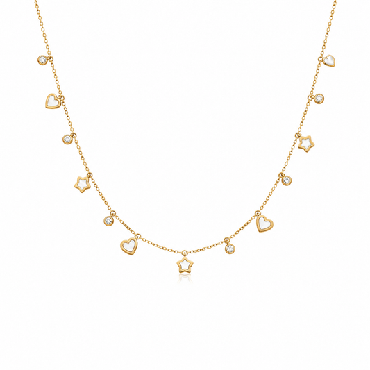 Heart & Star Necklace