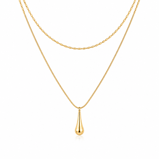 Teardrop Pendant Necklace