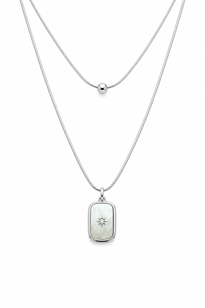 Silver Layered Necklace