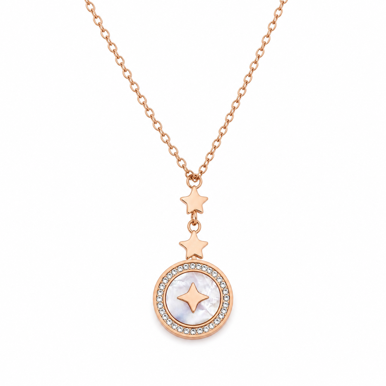 Rose Gold Star Necklace