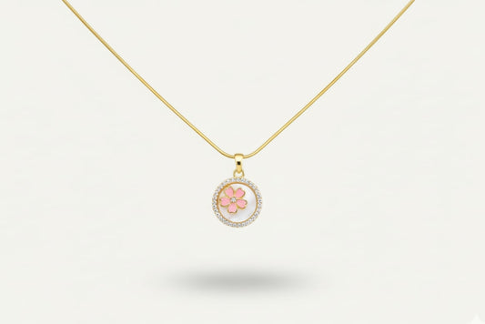 Blossom Pink Pendant Necklace